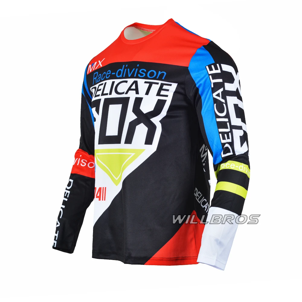 Motocross Jersey 180 360 Long Sleeve MX BMX DH Dirt Bike Clothes Bicycle Motorcycle Cycling Summer T-Shirt For Men