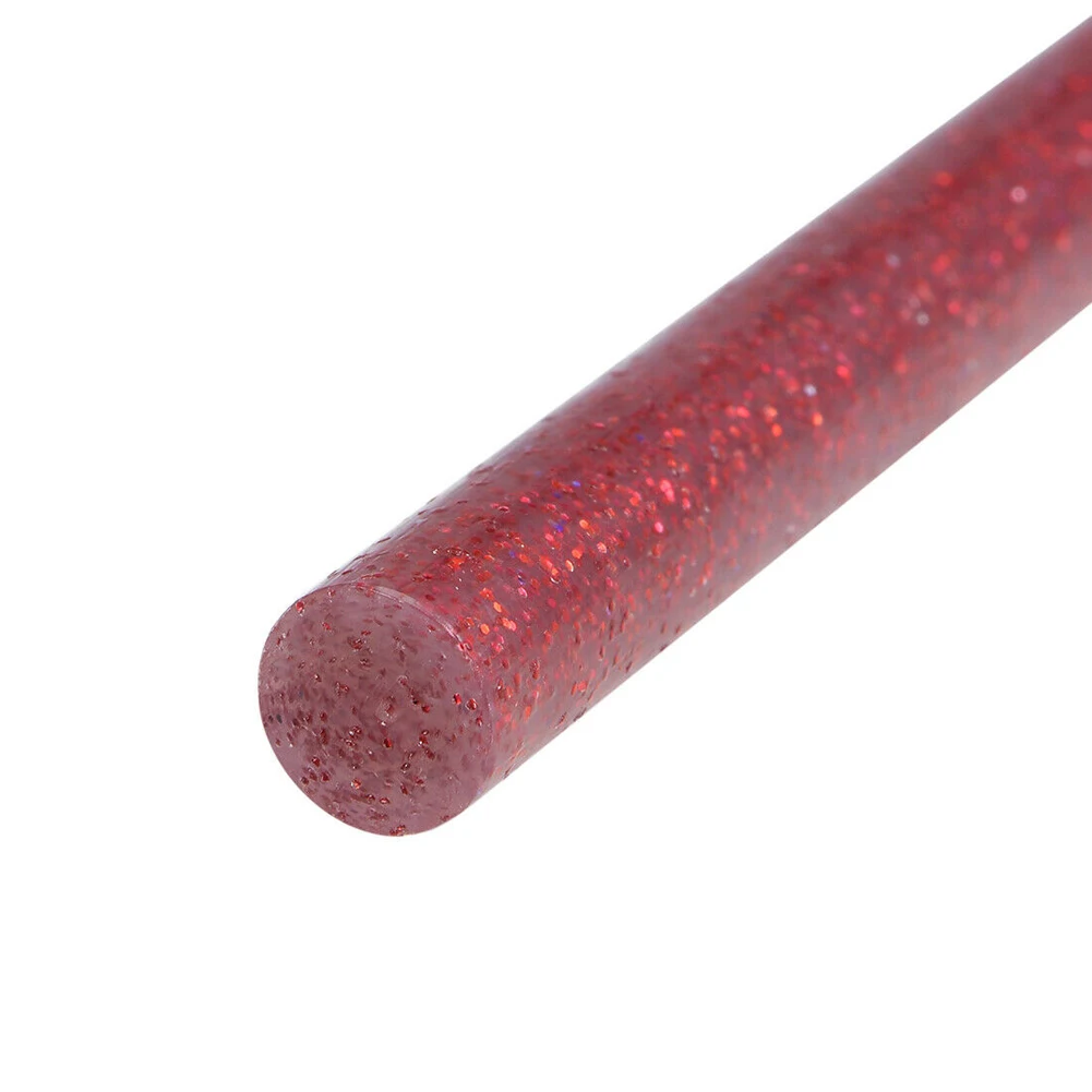 30Pcs Hot Glue Sticks Glitter Glue Sticks Colored Hot Melt Glue Repair  7×100mm 