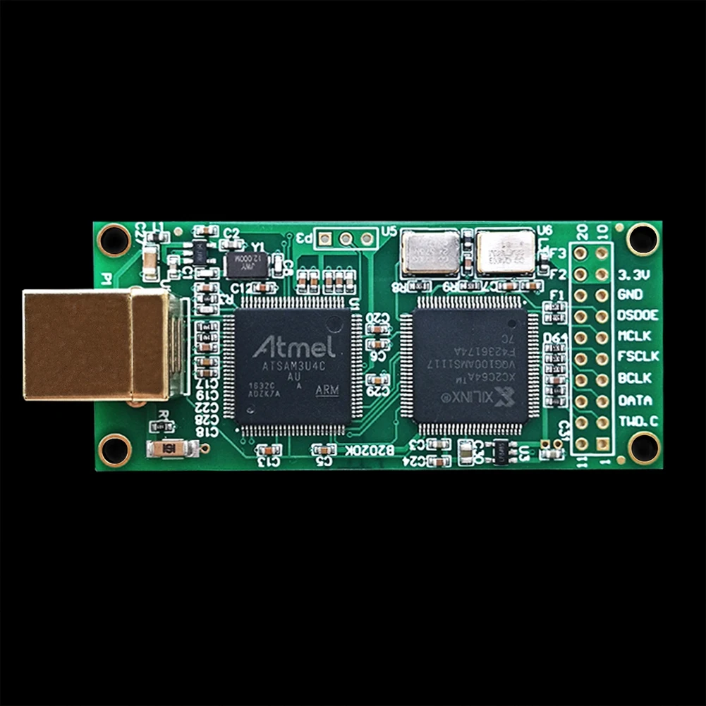 Amanero Combo384 moduł DSD512/PCM384 32Bit dla AK4497 ES9038 AK4493 dekodery (standardowy kryształ)