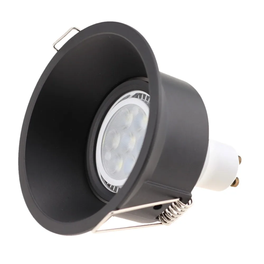 JOYINLED 블랙 화이트 LED 통 천장 램프 프레임 라운드 고정 장치 홀더 MR16 GU10 전구 스포트라이트 1/5PCS용 조절 가능