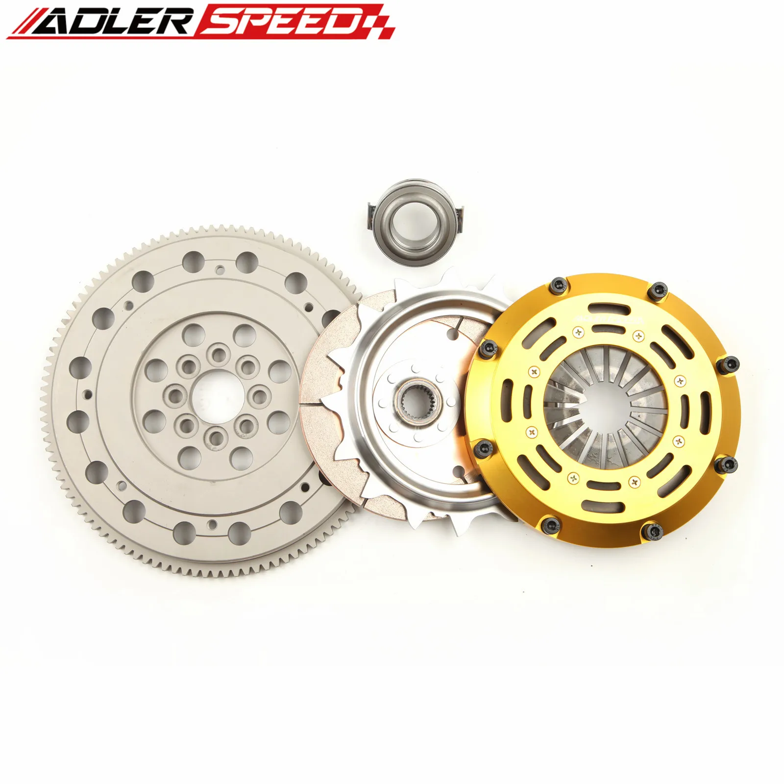 ADLERSPEED 7.25(185mm) 레이싱 클러치 싱글 디스크 키트 & 플라이휠 (닛산 240SX 200SX 실비아 S13 S14 S15 2.0L 터보 SR20DET 용)