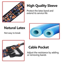 Adjustable Bench Press Bands Set Fitness Bar Push Up Resistance Band Chest Exercise Elastic Rope Arm Expander Home Gym Equipment - Image 2