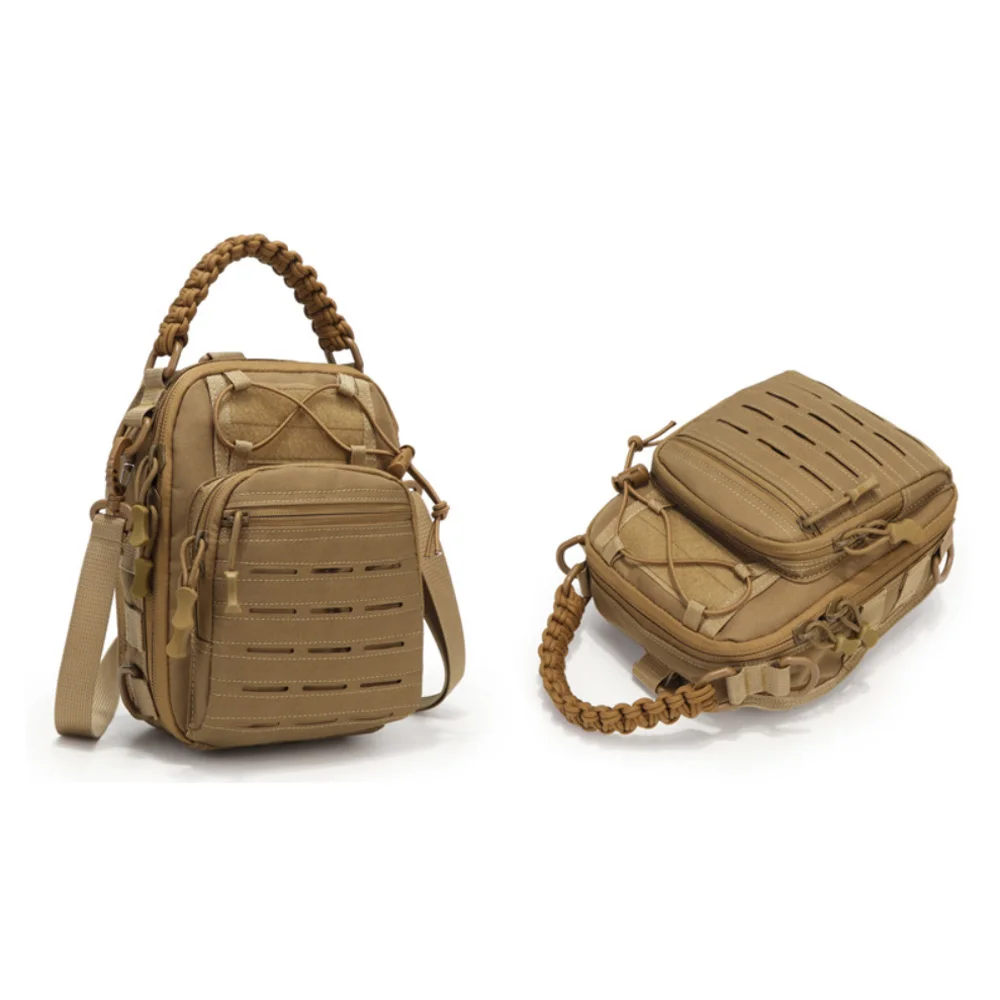 Wholesale Top Quality Multifunction 1000d Nylon Durable Waterproof Laser Cut Molle Military Tactical Shoulder Sling Bag