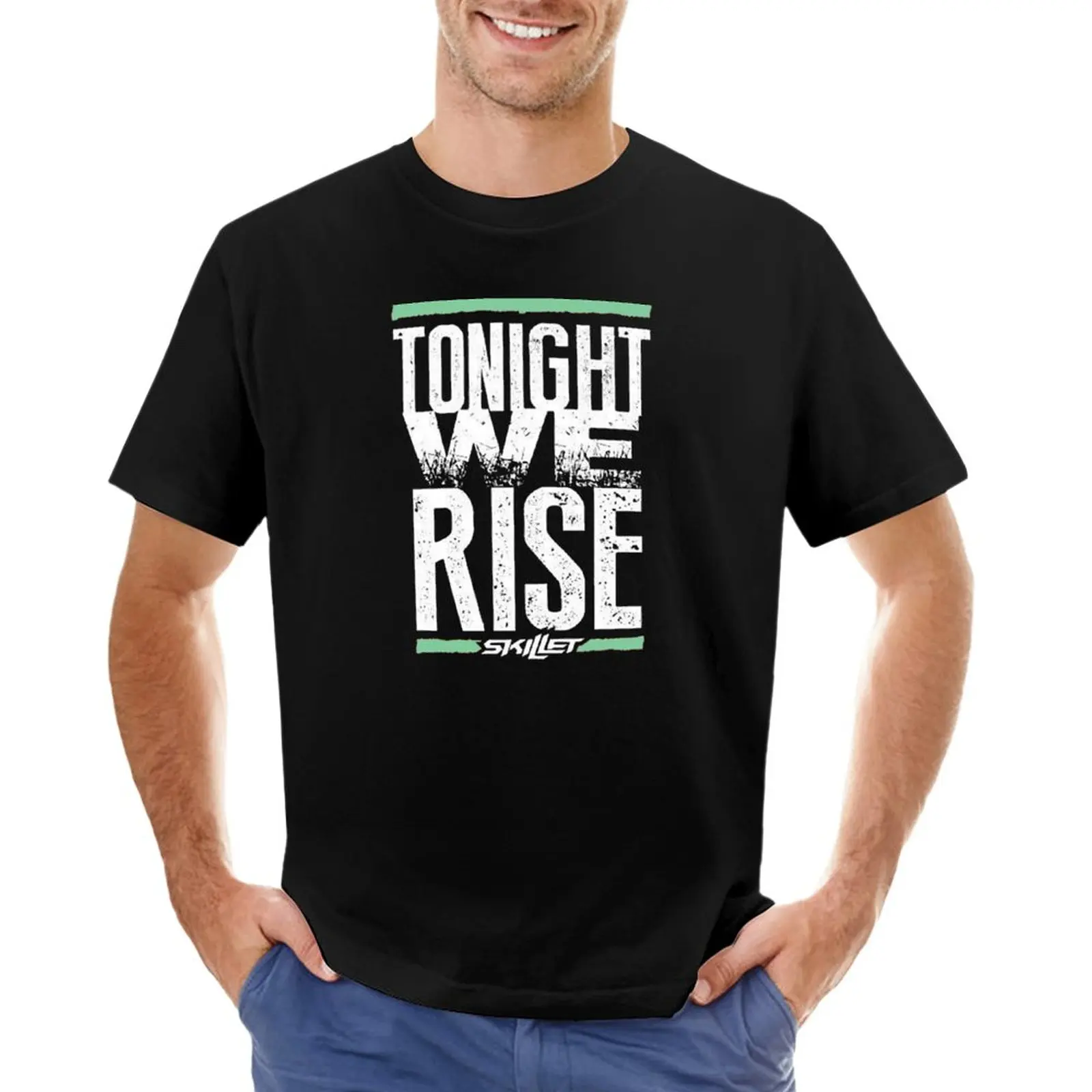 

Skillet Music T-Shirt quick-drying sports fans oversized Men's t-shirts