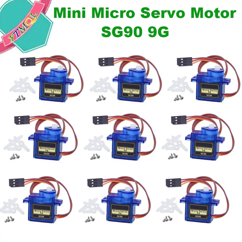 

1-10Pcs SG90 Micro Servo Motor Mini Servo SG90 9g Servo Kit for RC Helicopter Airplane Car Boat Robot Arm/Hand/Walking