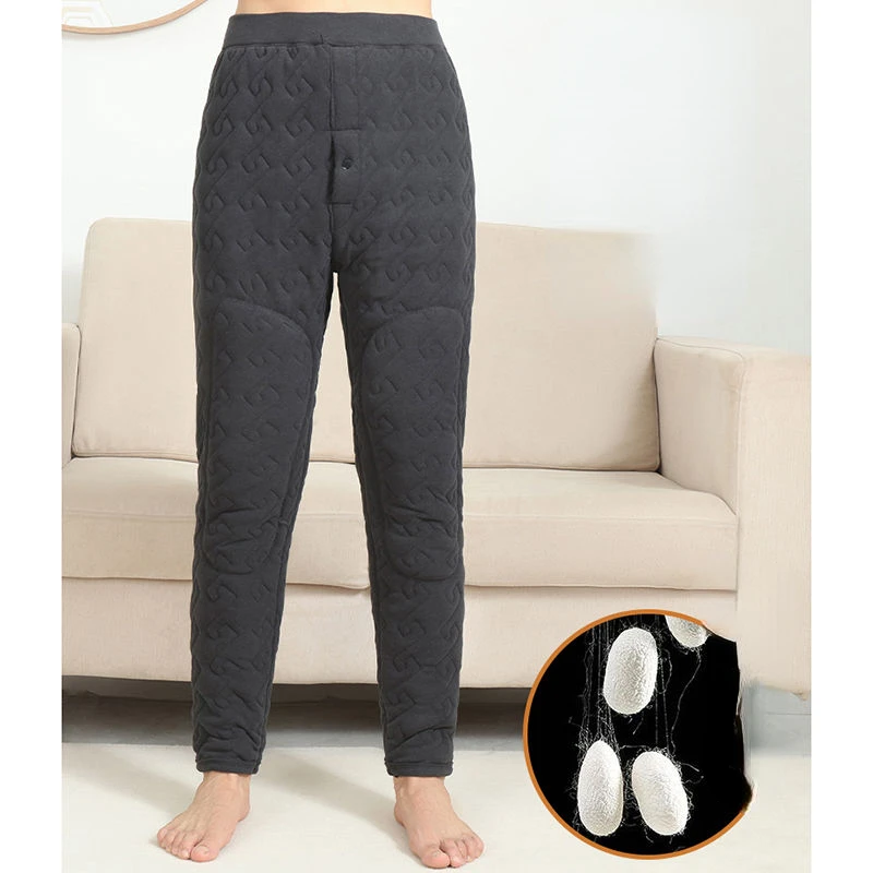 

Oversize Plush Casual Pants Mens Warm Pants Plus Size Men Winter Warm Plush Trousers Streetwear Thickened Loose Pants R73