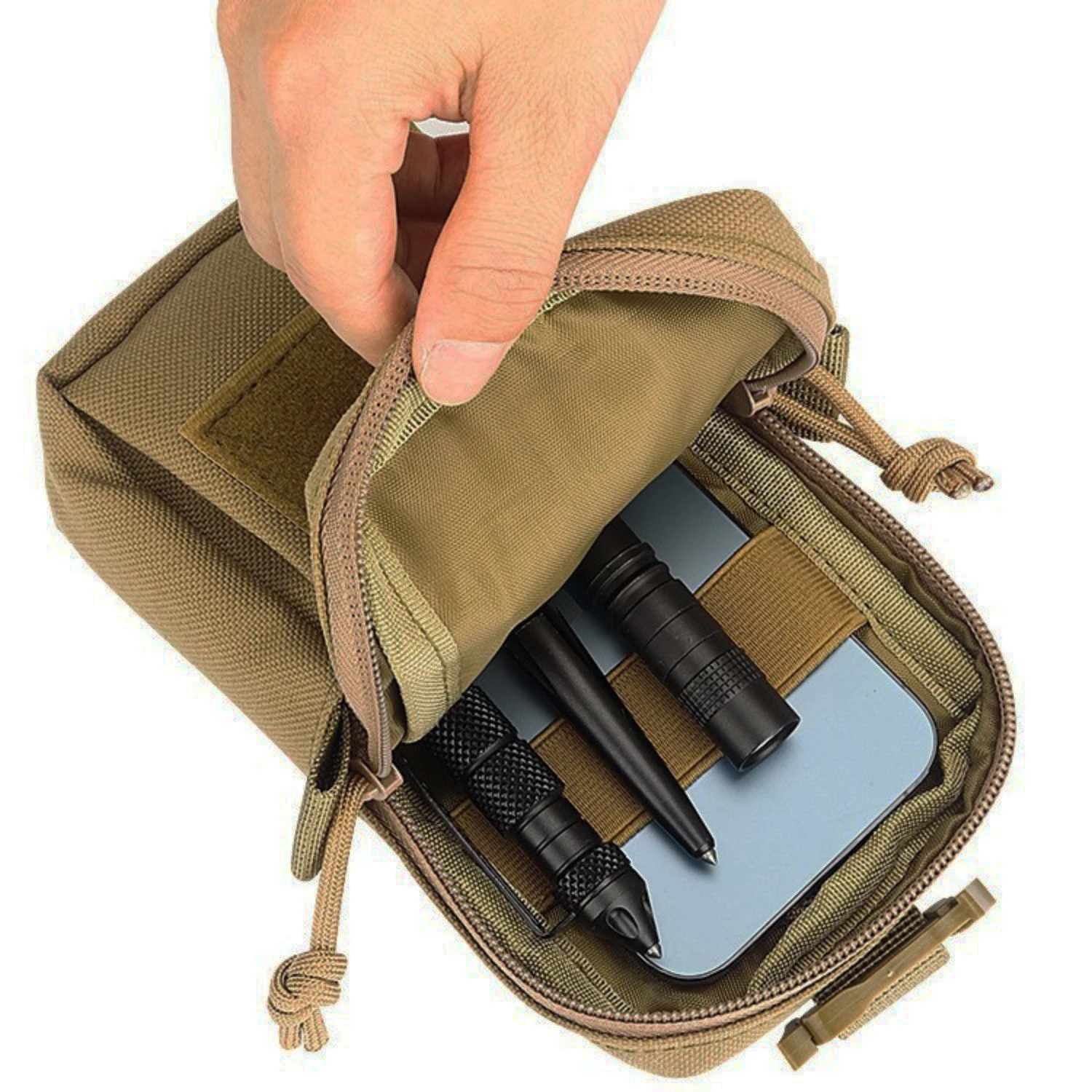 1PC Outdoor Shoulder Strap Expansion Bag Mobile Phone Bag