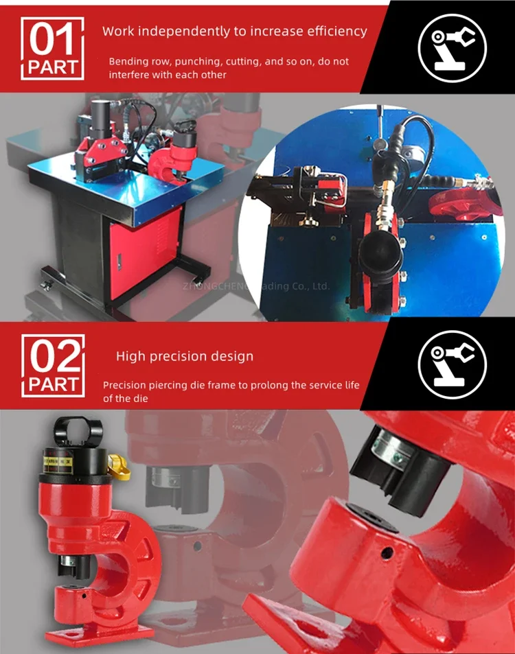 New Electric DHY-200 Three-In-One Copper Bar Processing Machine Combined Busbar