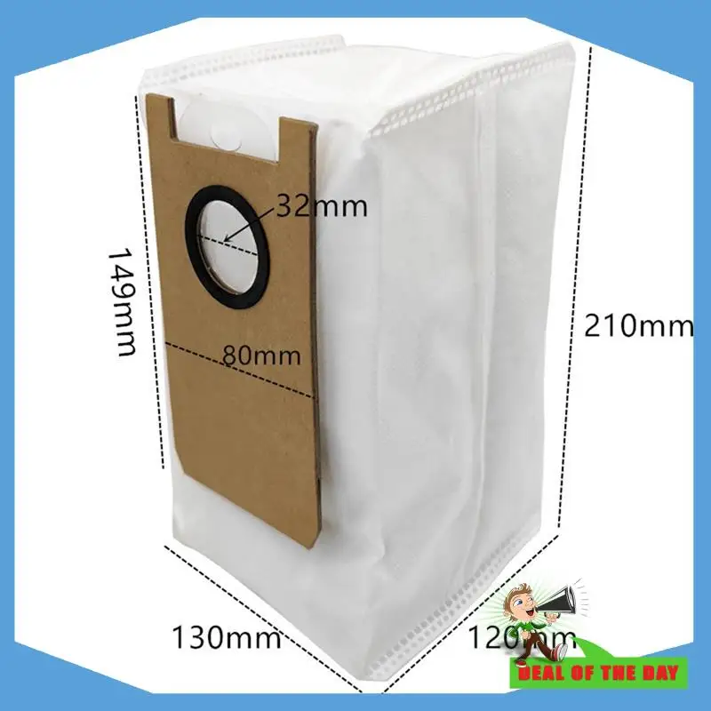 For Uwant U200 / U200 Pro Robot Vacuum Cleaner Dust Bag Spare Parts Accessories Kit