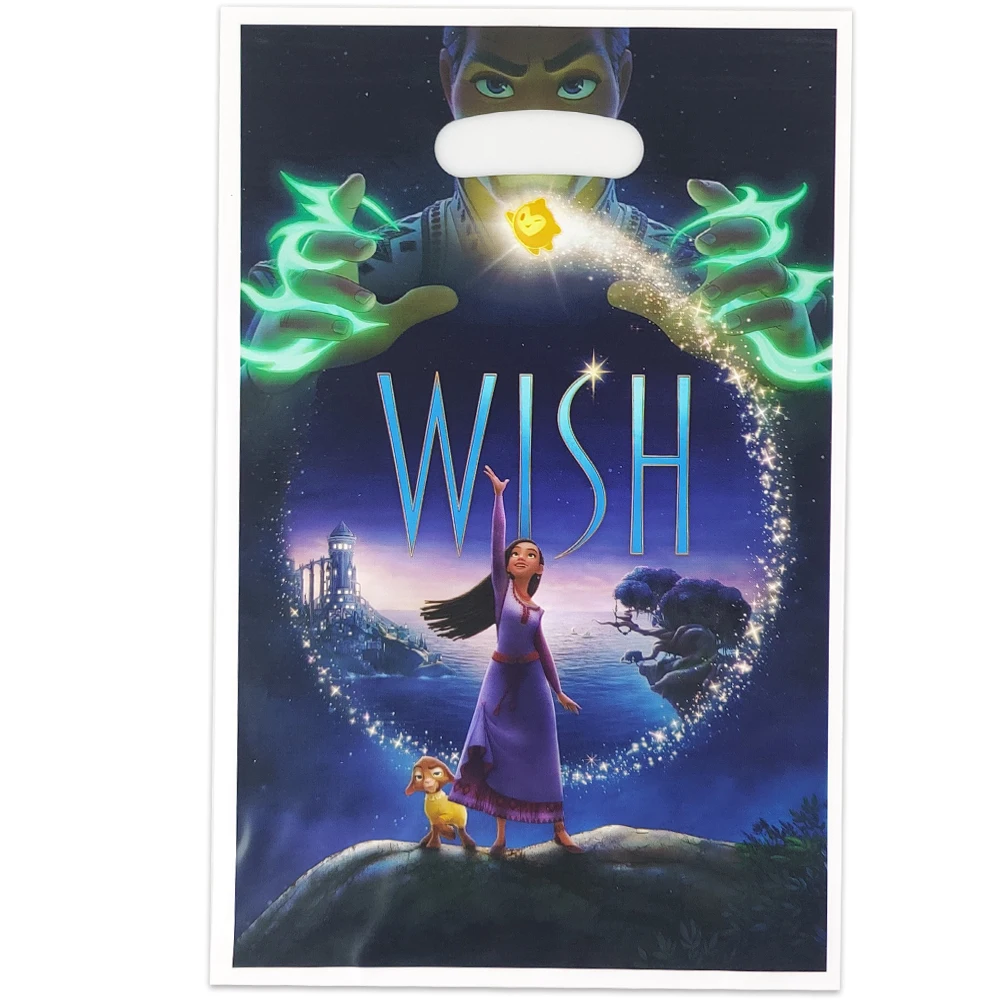 10 Pz/Lotto Disney Wish Theme Girls Favors Happy Birthday Event Party Candy Surprise Usa E Getta Plastic Baby Shower Gifts Loot Bag