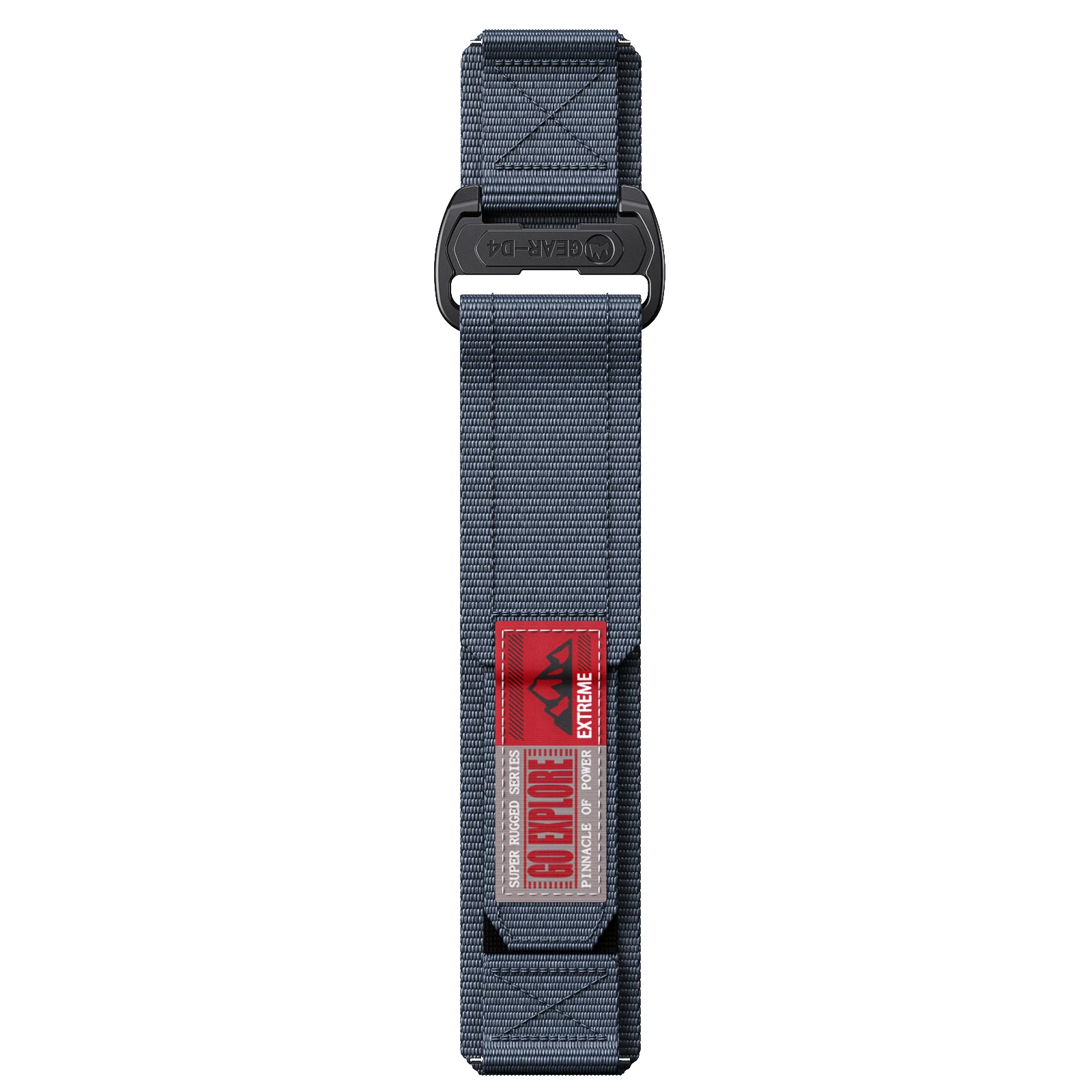 Outdoor Nylon Velcro Woven Wristband Watch Strap - Adjustable 20mm/22mm Band