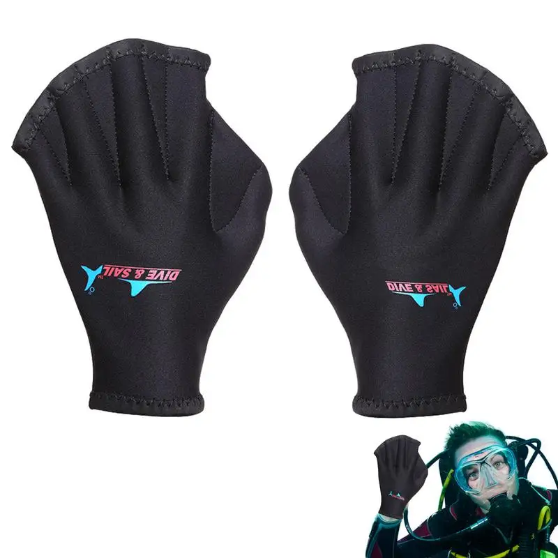 PaddleGlovesSwimmingGlovesAquaFitSwimTrainingGlovesNeoprene