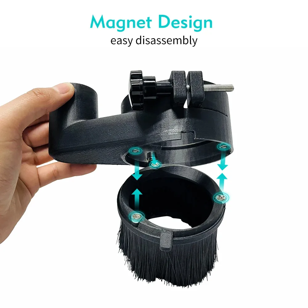 Spindle Shoe 52mm 65mm 80mm Diameter Dust Collector Dust Cover Brush For CNC Router.