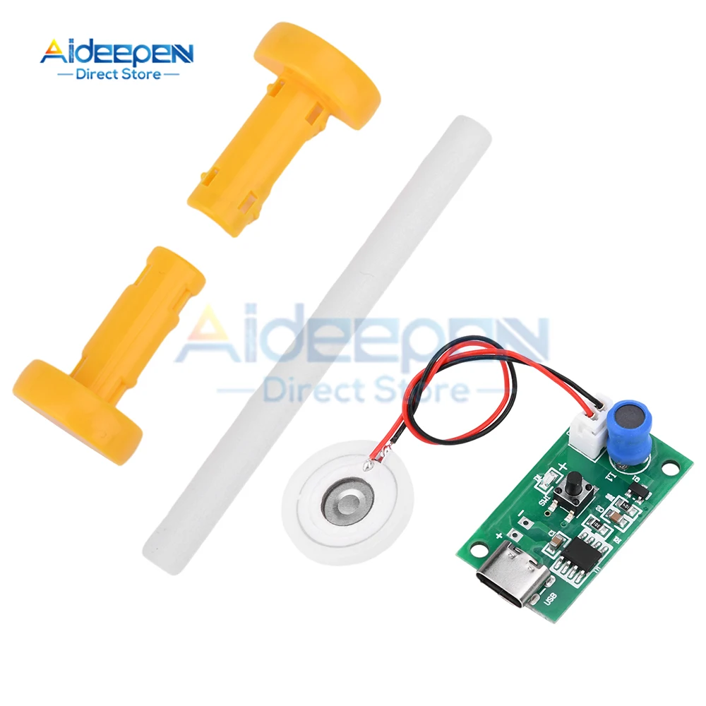 Ultrasonic Mist Maker Atomizer Accessory Kit with Type-C USB