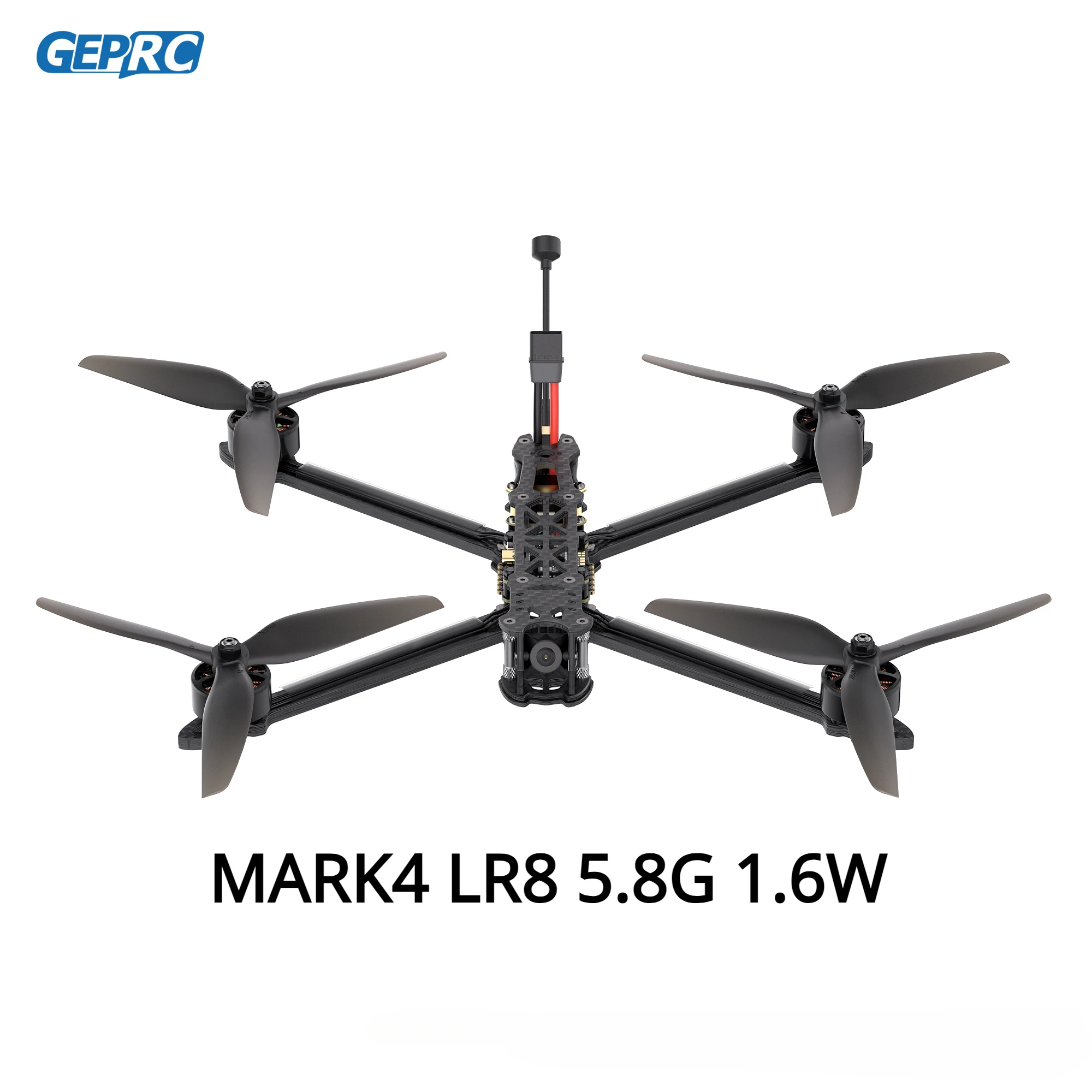 

GEPRC MARK4 LR8 5.8G 1.6W FPV 8inch EM2810 GEP-BLS60A-4IN1 ESC Quadcopter LongRange Freestyle RC Drone Rc Airplane