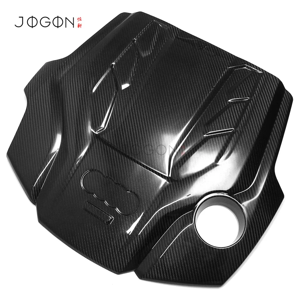 Dry Carbon Fiber For Audi S4 RS4 S5 RS5 B9 V6 Avant Coupe Convertible Hatchback 2017 -2024 Powerful Engine Bay Cover Trim