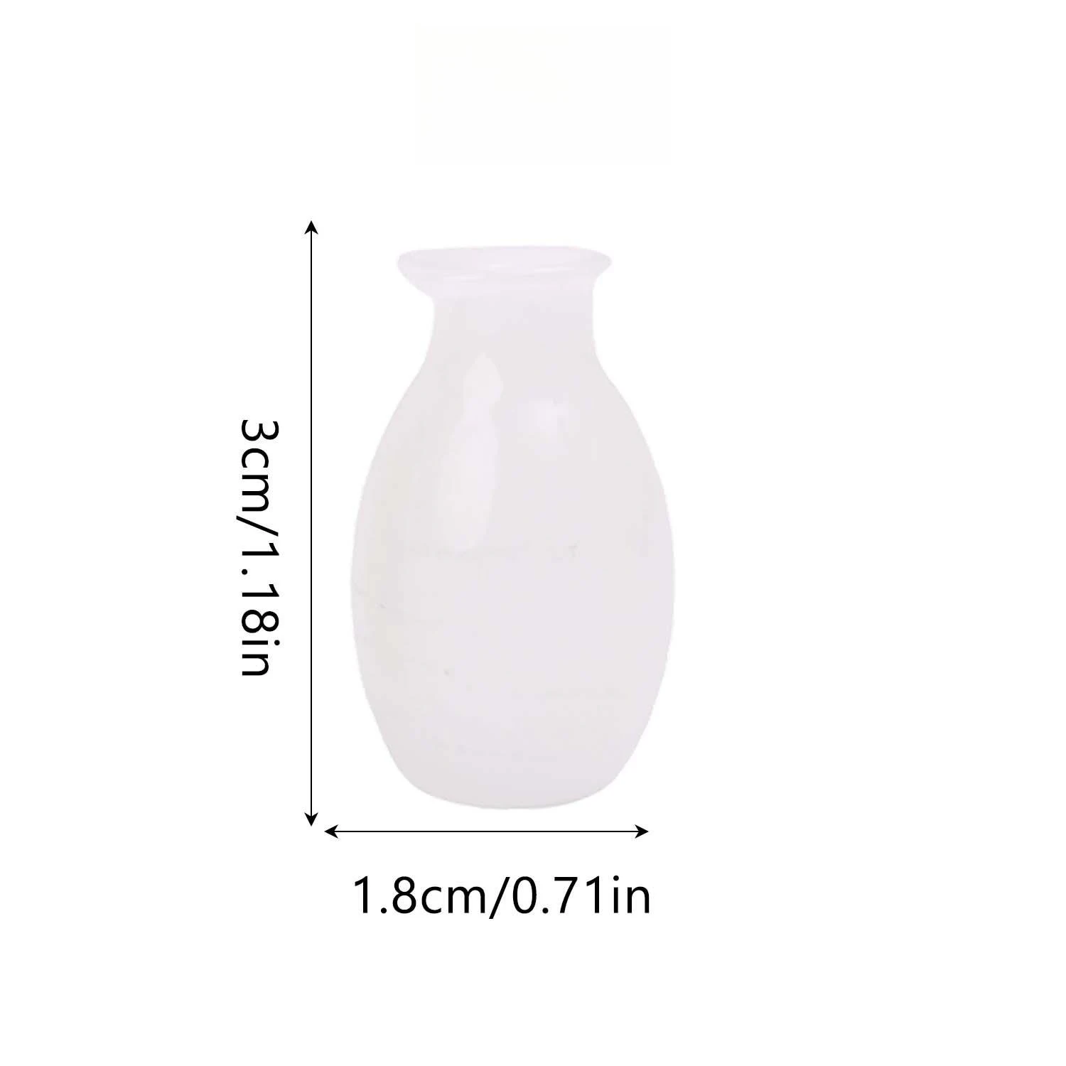 Mini Glass Vase Set - Creative DIY Thumb-Sized Ornaments for Flower Arrangements and Home Decor