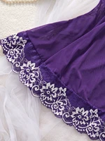 Purple Women Lace Babydoll Dress Soft Sleepwear Underwear Festival Gift - Image 5