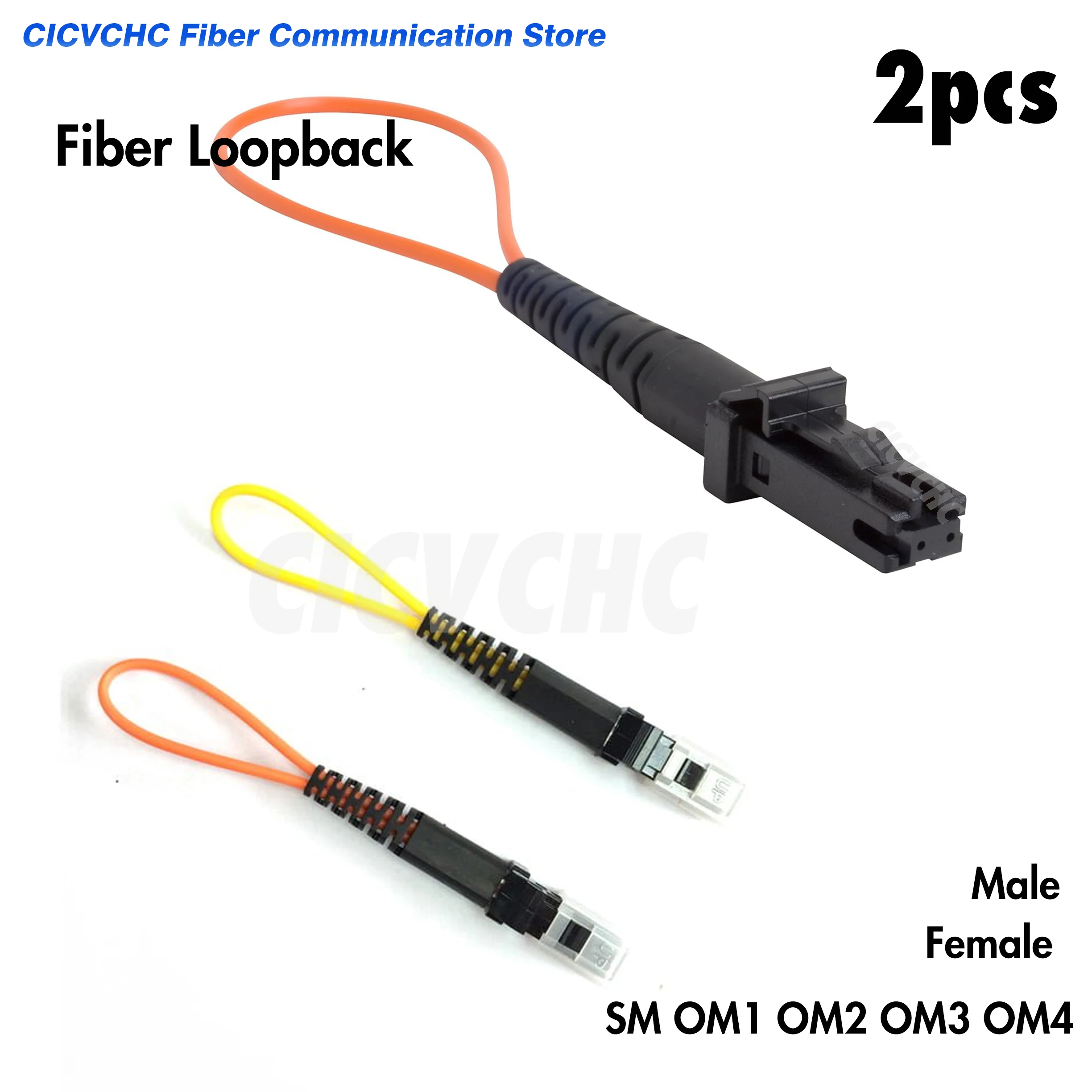 Cavo Mtrj Loopback Da 2.0Mm Da 2 Pezzi-Sm Os2/Mm Om1, Om2, Om3, Om4