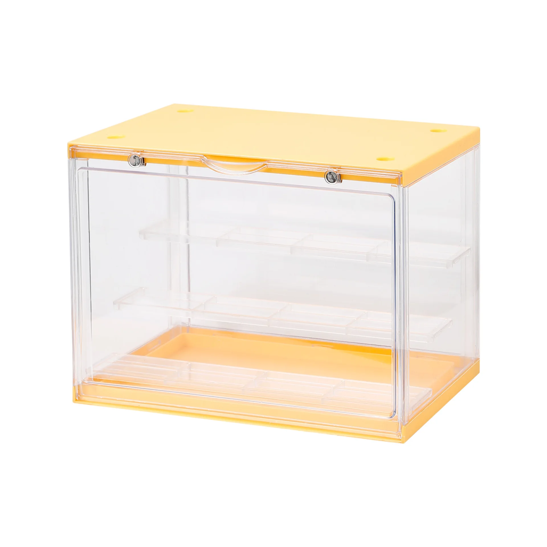 For POP MART Display Storage Box Acrylic Figure Display Stand Dust-proof Doll Toy Transparent Magnetic Box