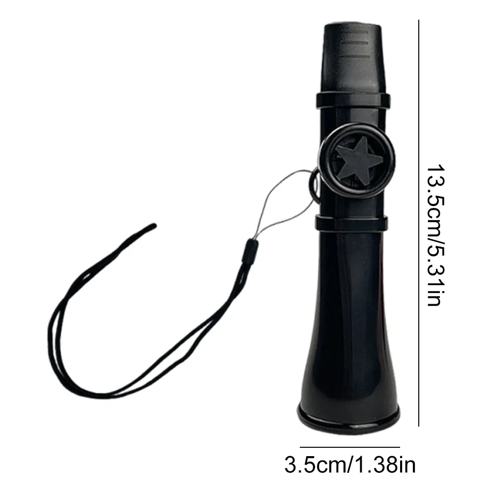 Professional Mouth Flute with Lanyard Portable Musical Flute Simple Kazoos Instrument for Adults Beginner Music Lovers