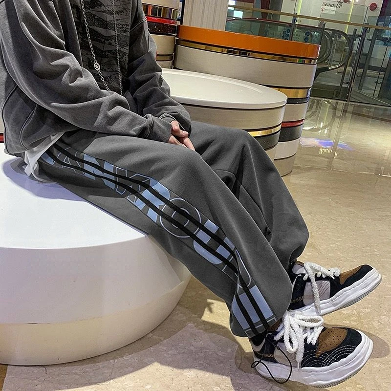 

Male Sweat Pants Flated Cotton Stylish New Items In Sweatpants for Men Summer Athletic Goth Vintage Free Shipping Slim Trousers