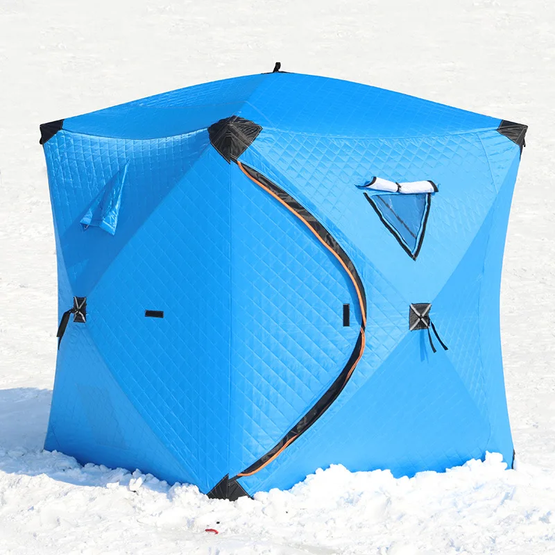 Tente de pêche sur glace étanche hiver camping équipement pêche hivernale extérieur waterproof