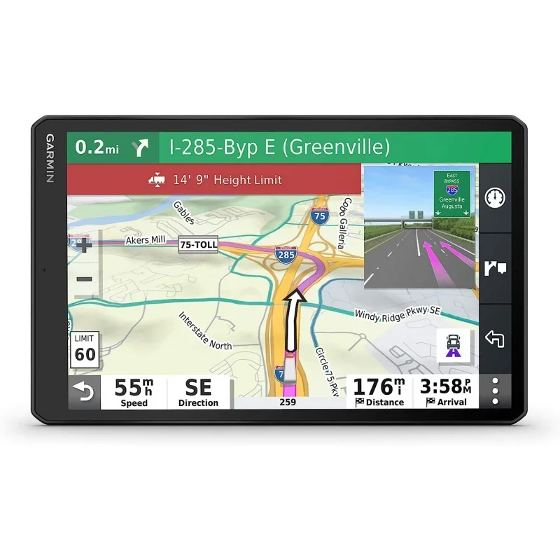 

Garmin dēzl OTR1000, 10-inch GPS Truck Navigator, Easy-to-read Touchscreen Display, Custom Truck Routing and Load-to-dock Guidan