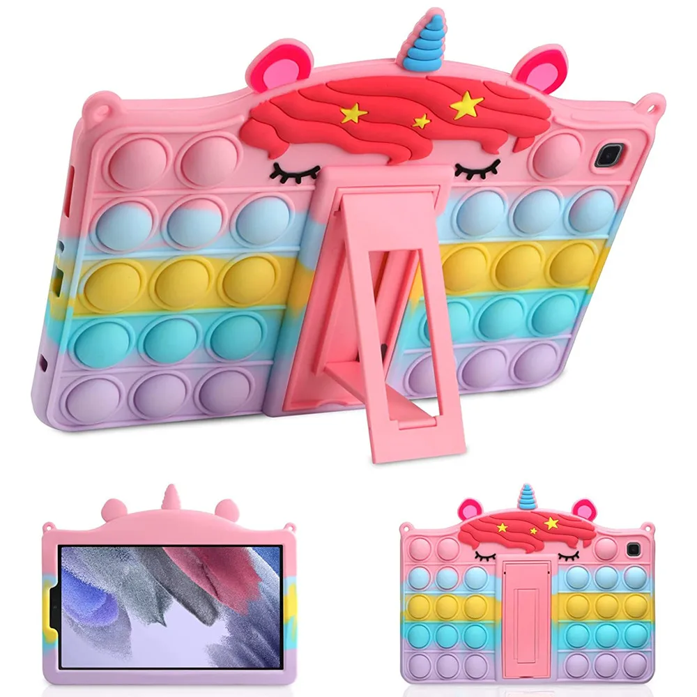 Capa para Tablet Infantil para Samsung Galaxy Tab a7 10.4 T505 a 10.1 T510 a7 Lite 8.7 T220 8.0 T290 s6 Lite s6 P610 a8 10.5 X200