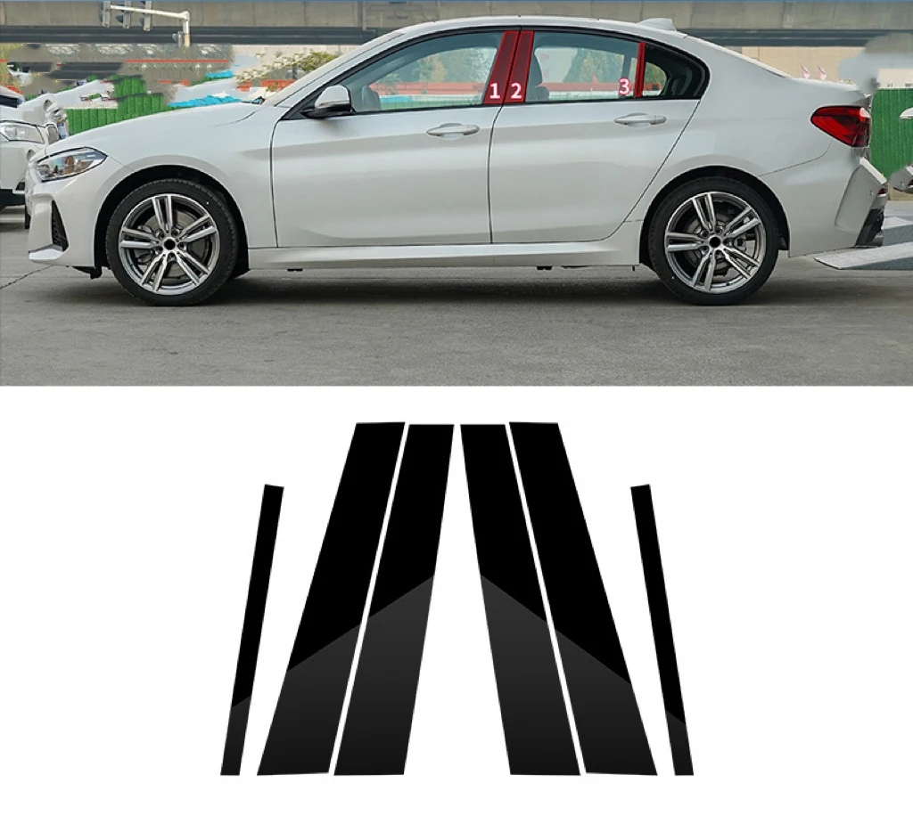 

Car Window Pillar Posts Door Trims Cover for BMW 1-Series F20 2012 2013 2014 2015 2016 2017 2018 2019