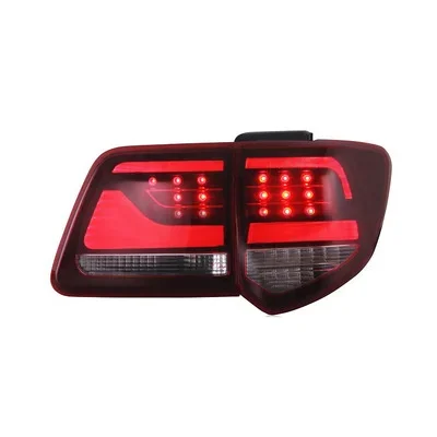 LED Tail Light For Toyota Fortuner 2012-Taillight LED Rear Tail Lamp Red And Smokey Housing