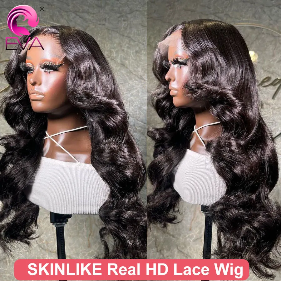 

Eva Hair HD Lace Closure Wig Pre Plucked Glueless Wig Ready To Wear 13x6 HD Lace Frontal Human Hair Wigs For Women 13x4 HD Wigs