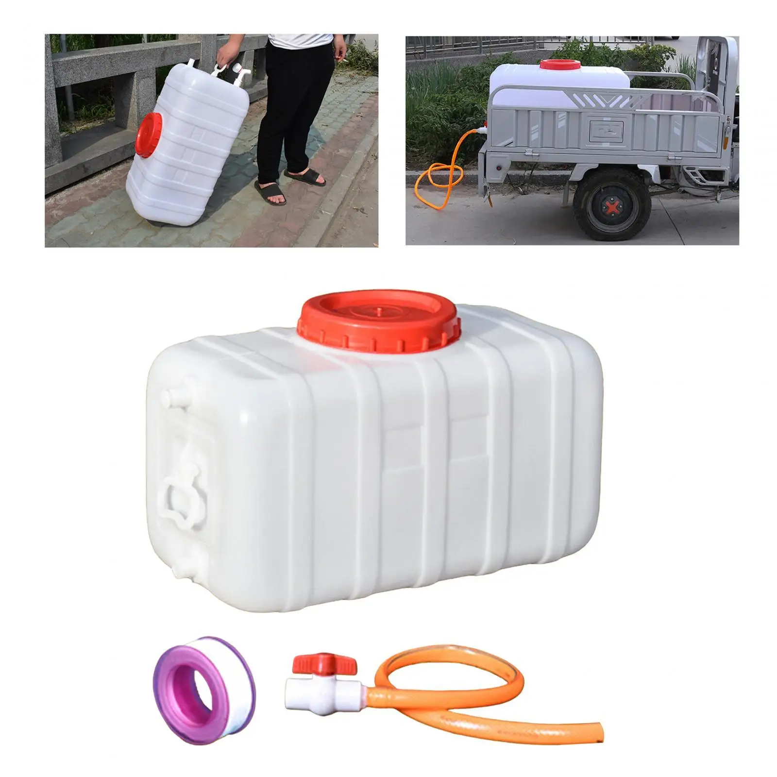 Drinking Water Container Camping Water Storage Carrier Jug for Outdoors Food Grade for Camping Household Yard Hiking Outdoor 4