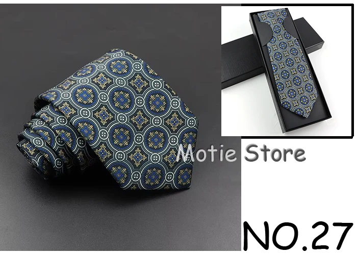 Modische Seidenkrawatte für Herren mit Box, weiche Neuheitskrawatte, blau, grün, orange, Farbe, Krawatte für Männer, gepunktete Blumenfliege, Hochzeit, Geschäftsgeschenk – Detail 11