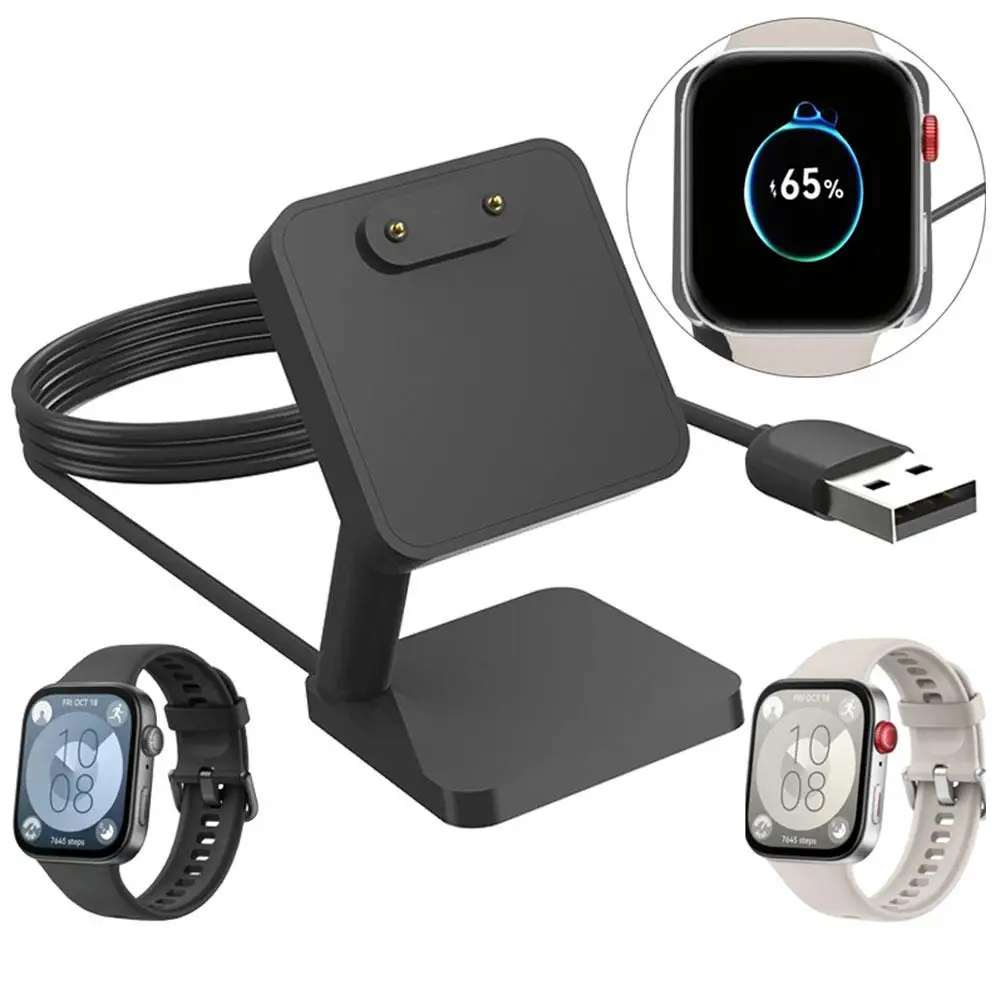 

Новинка Настольная подставка для часов Зарядка для Huawei Fit3 зарядное устройство черный USB зарядный кабель док-станция держатель Универсальный 100 см R8G9