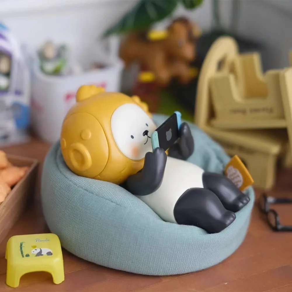 PLANET BEAR Taiyaki PanPan フィギュアセット New Planet Bear PanPan Theater Series Blind Box Toys Taiyaki
