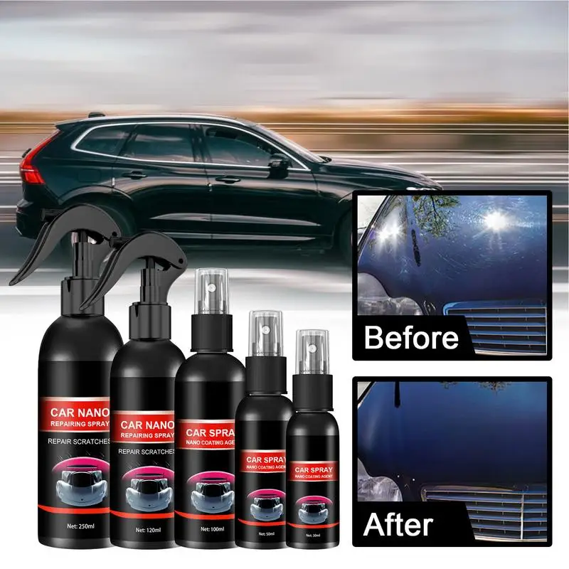3 in 1 schnelles Auto-Beschichtung spray entfernen Schmutz flecken 120ml  Kratzer Nano-Reparatur spray Details pray für  Autos/Boote/Motorräder/Wohnmobile - AliExpress