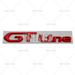 Premium 3D Metal Chrome Zinc Alloy Car Emblem Badge (GT Line 3)