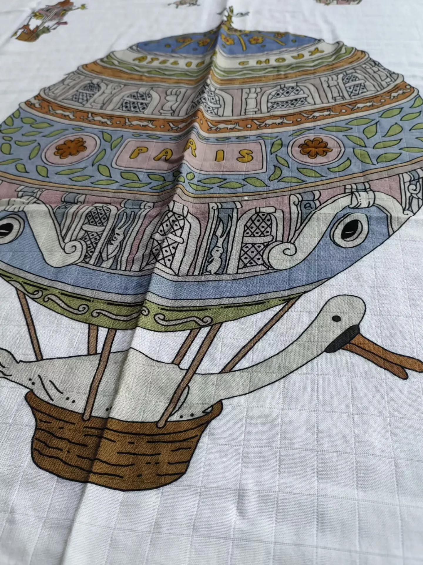 Custom Organic Cotton Baby Blanket 4