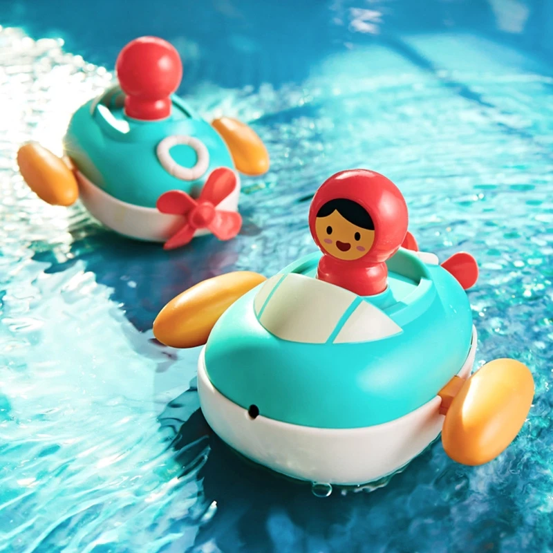 Baby Bath Toy Floating Wind Up Bathing Submarine Toy Swimming Children