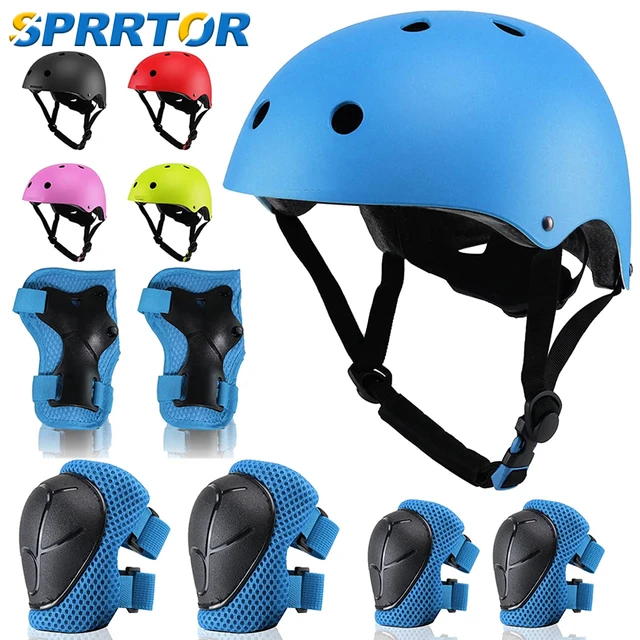 Kit de protección para casco de patinete y bicicleta para niños de