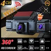 4*1080P Video Recorder 3/4 Lens WIFI DashCam for Car DVR 360°Auto Camera Black Box Night Vision 24H Parking Monitor Car Assecory