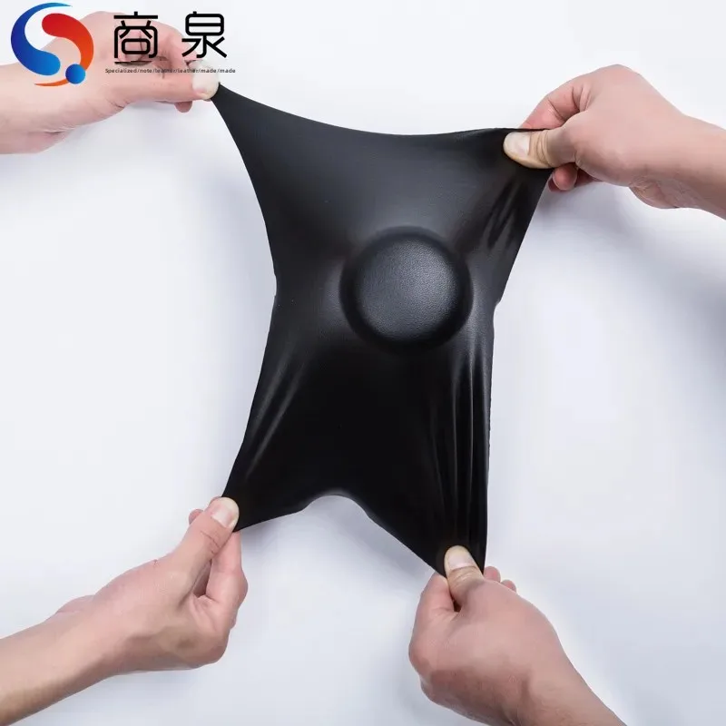Skin-friendly PU Leather Fabric Sheepskin Patterned Drapery Artificial Clothing Material for Men Women Children And Babies