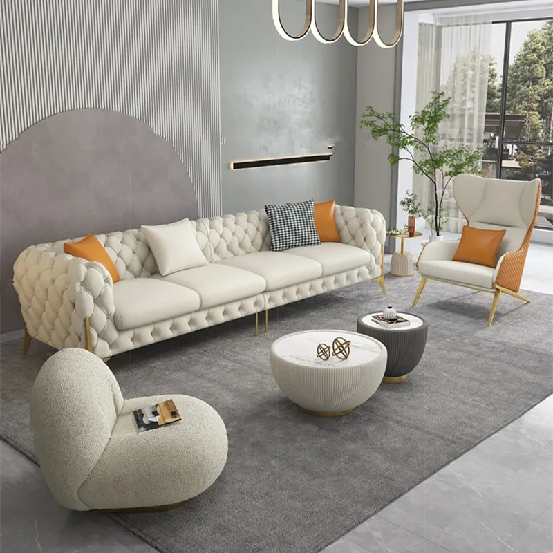 코너 소형 북유럽 소파 리클라이너, 개별 유럽 디자이너 소파, 모던하고 심플한 실론, 편안한 리클라이너, 살롱 가구 