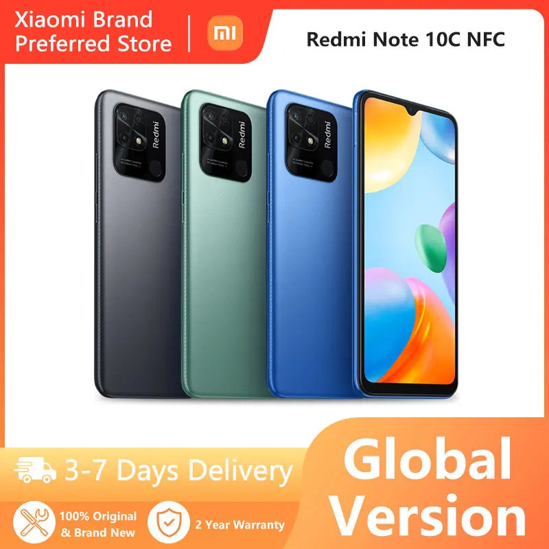 Global Version Xiaomi Redmi 10C NFC Smartphone Snapdragon 680 18w Fast