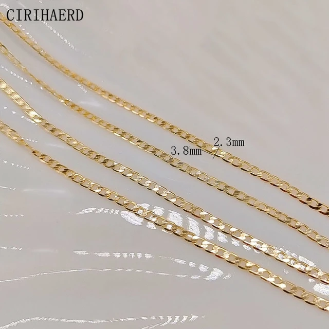 Gold Plated Chain Jewelry Making  14k Gold Chain Jewelry Making - 6 14k Gold  Plated - Aliexpress