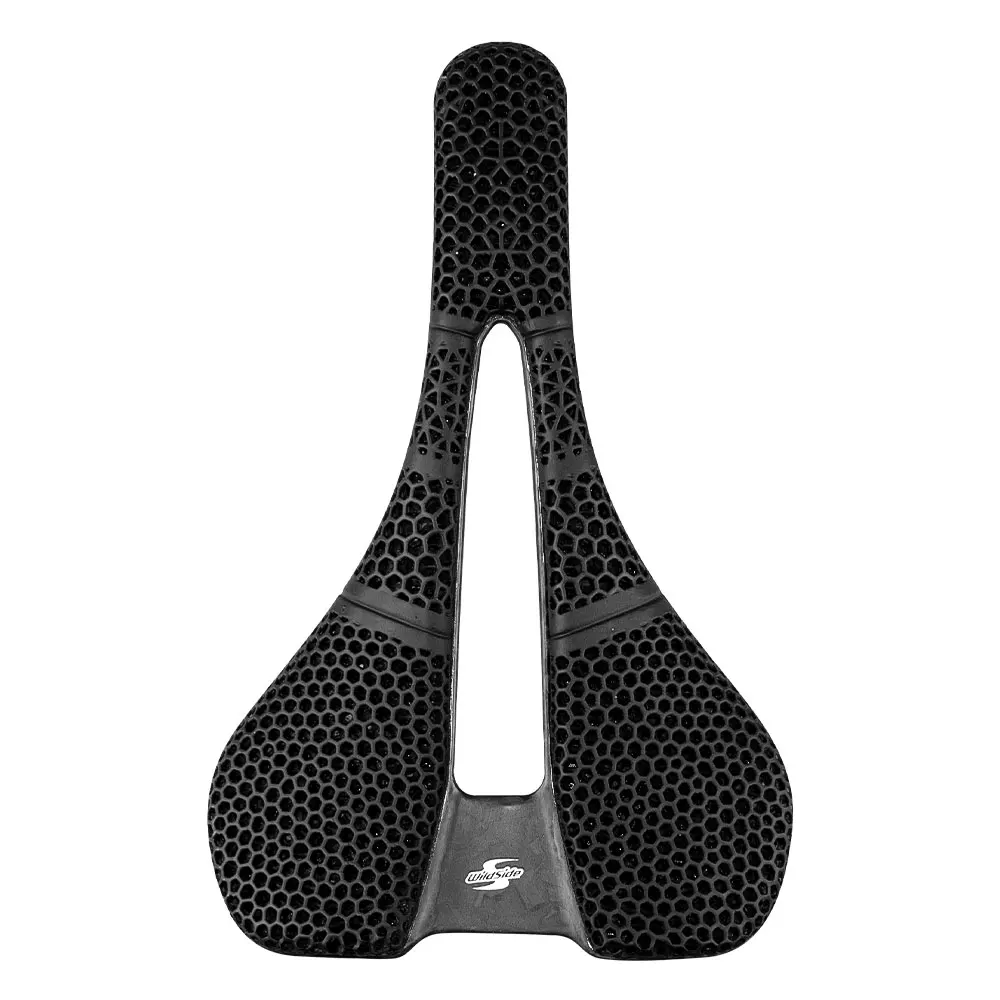 Bicycle Saddle Wildside 3D Printed Bike Saddle Ultralight Carbon Fiber Hollow Comfortable Breathable MTB Gravel Road Bicyle Riding Seat Parts