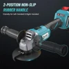 SEESII 21V Brushless Angle Grinder 125mm Cordless Cutting Polishing Machine Electric Li-ion Power Tools for Makita 18v Battery 6