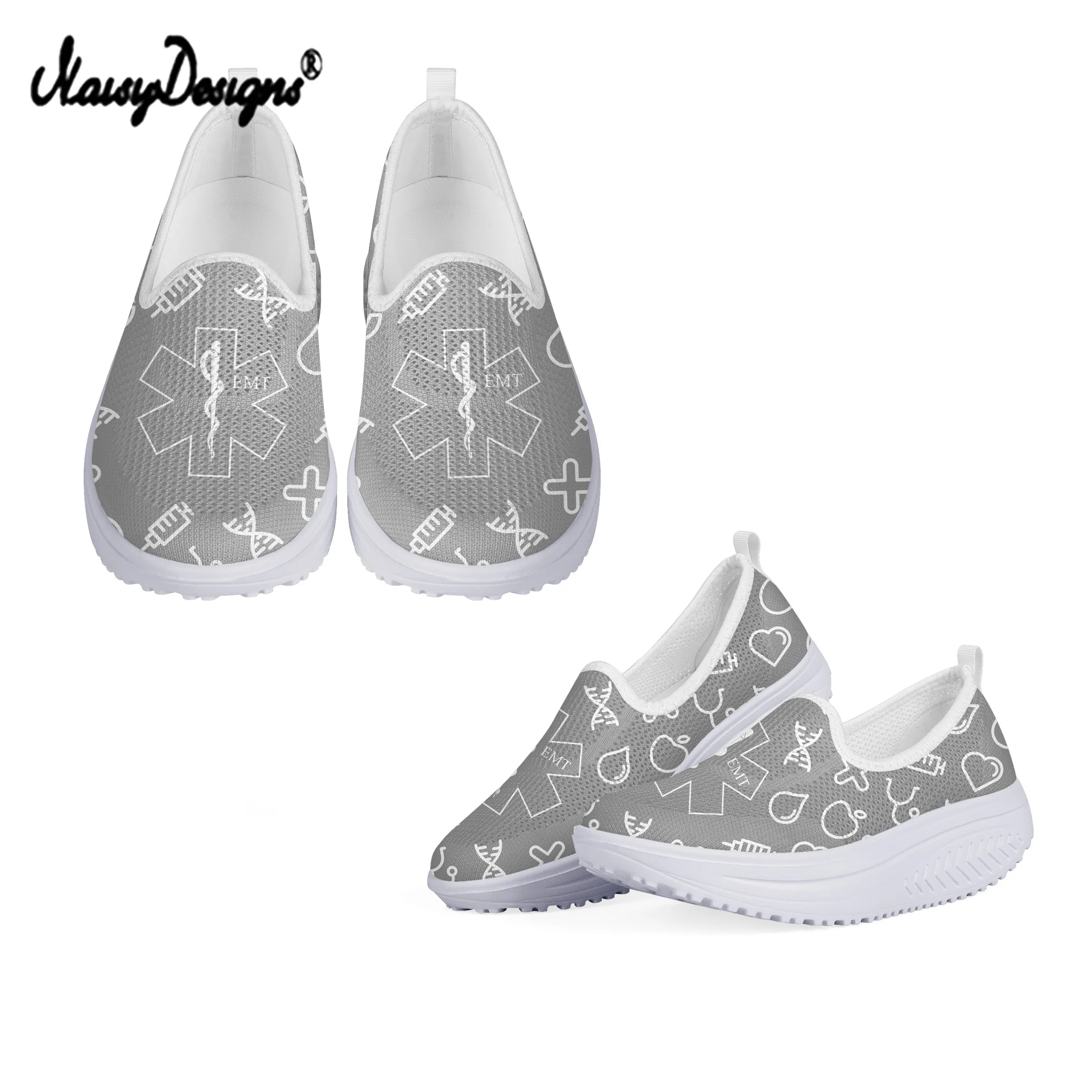 

Noisydesigns Women Platform Toning Wedge Shoes EMS EMT Medicine Mesh Slimming Sneakers Woman Light Weight Swing Sports Shoes