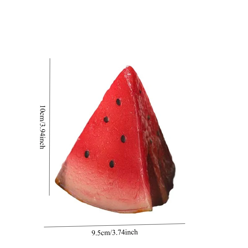 Color-changing watermelon creative tea pet temperature-changing resin fruit ornament boutique tea table tea set tea tray